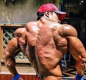 Bi M massiert Wettkampf Bodybuilder wie im Bild 