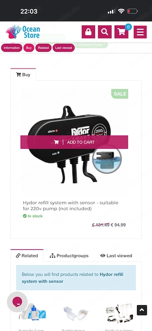 Hydor nachfüllanlage ohne pumpe
