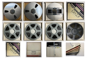 Revox-Tonbandspulen 7 Stück. NAB und normale.