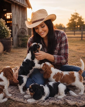 Cavalier King Charles Welpen 