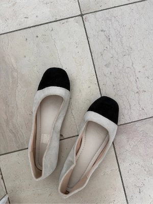beige ballerinas zu vekaufen