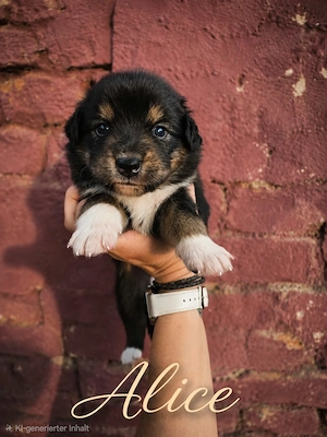 zauberhafte Australian Shepherd Mädchen