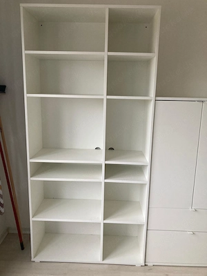IKEA VIHALS Regal + 10 Böden, weiß 95 x 37 x 200 cm