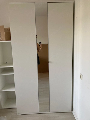 IKEA VIHALS Schrank mit 2 Türen, weiß 105 x 57 x 200cm