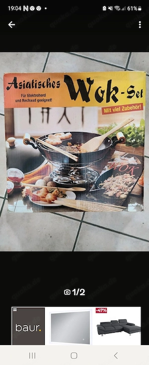 Asiatisches Wok-Set