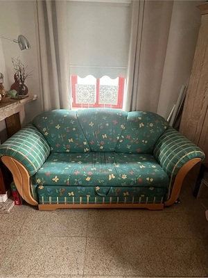 Gartencouch mit Schlaffunktion