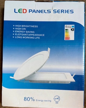 LED Einbaustrahler Spots Einbauleuchten rund 12W warmweiß