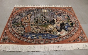 Antike Handgeknüpfter Orientalisch Teppich 135 x 95 cm top zustand
