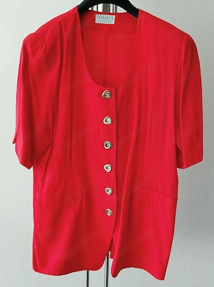Damenbluse, rot, Größe 46
