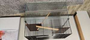 Käfig für Nagetiere, Nagarium, Terrarium, Mäusekäfig (Glasbecken)