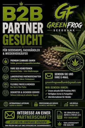 B2B-Partner für GreenFrog Seedbank gesucht