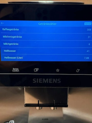 Siemens EQ900 kaffeevolautomat Neu