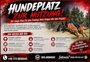 Hundeplatz sucht Nutzer