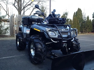 2008 Can Am MAX 800 Outlander + Schneeschild  Bild 2