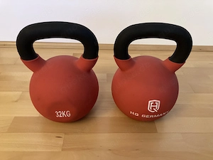 Neopren Kettlebell 2x 32KG von HQ Germany