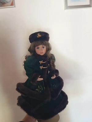 Franklin Mint Porzellanpuppe  Catherine Rose    Vintage