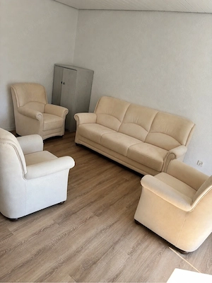 Wohnzimmergarnitur   Sofa + 3 Sessel
