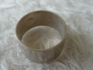 Zeitloser breiter Bandring Ring 800 Silber Fingerring Größe 59