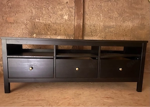 Schwarzes Sideboard TV-Möbel