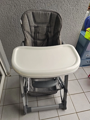 Hauck Hochstuhl Grow Up   Melange Grey