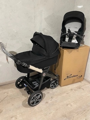 ***Hartan Racer GTS Combinatie Kinderwagen (Black Pinstripe)   Nieuw in doos!***
