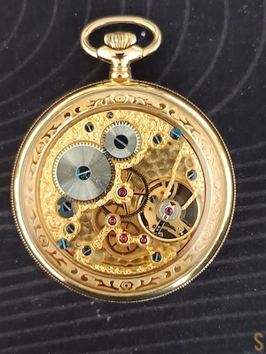 Michel Herbelin Taschenuhr - Echtgold 585 - TOP Zustand