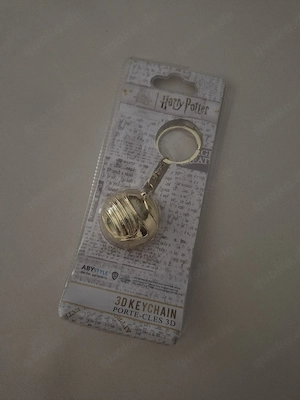 NEU Harry Potter 3D Schlüsselanhänger goldener Schnatz, Anhänger