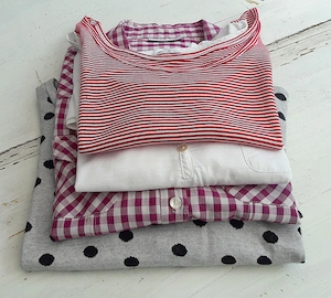 4 Oberteile - Bluse Top Shirt Shirt kurz - Gr 36 -gesamt nur 16  