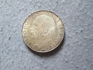 5 DM Münze Theodor Fontane 1969
