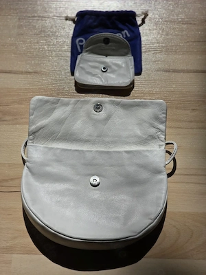 Patterson Echtleder Handtasche Damentaschen Schultertasche weiß