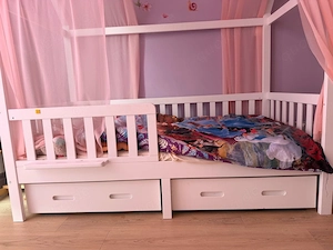 Hausbett mit schubladen 