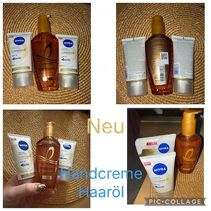 neu: haaröl l oreal und nivea handcreme 