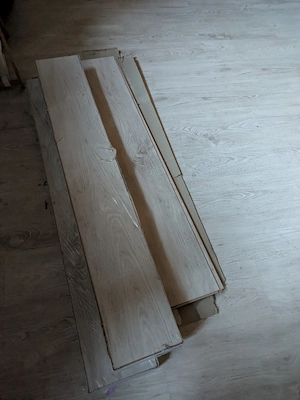 Laminat (klick) weiß 