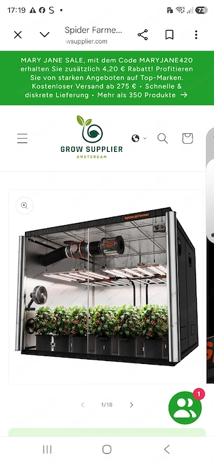 growbox 240 240 Spiderfarmer