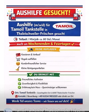 Job als Verkäufer als Minijob Teilzeit 