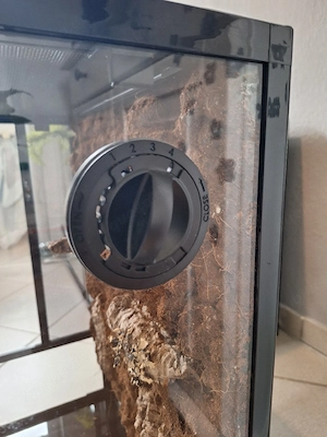 Repti Zoo Terrarien 45x45x60 mit wasserfester Kork-Rückwand Bild 7