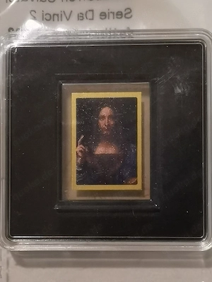 Goldbarren "Leonardo da Vinci Masterpieces - Salvator Mundi" 1 500 oz 999er Feingold mit Zertifikat