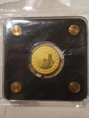 Goldmünze "Thüringen - Wartburg" 1 500 oz 999er Feingold mit Zertifikat