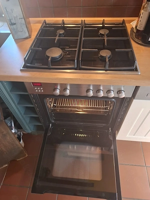 BOSCH Einbau-Gasherd mit Elektro Heißluftbackofen 105   VB