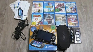 Sony PS Vita Megapack - Wifi, OLED, PCH 1004 ZA01, 18 Spiele, Neuwertig, OVP