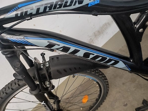 Herren Mountainbike 26 Zoll von Talson Vollgefedert Schwarz-Blau Funktioniert Einwandfrei 