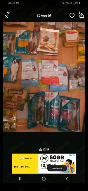Hundeleckerli mit Papiertüten für Hunde 