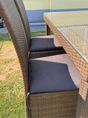 Gartentisch mit 6 Stühlen
