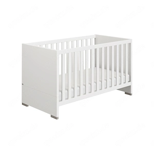 Verkaufe Paidi Babybett Carlo (weiß) inkl. Matraze