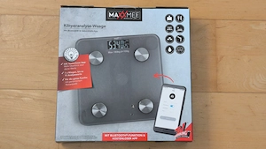 Personenwaage Digital LCD bis 180kg d=100gramm von MAXXMEE