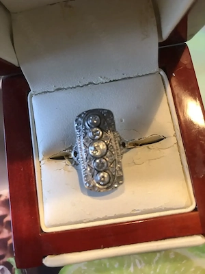 Brillantring ,- zu verkaufen,- Jugendstil Art Deco 
