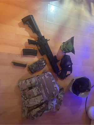 airsoft set zu verkaufen ( neu)