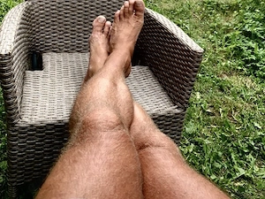 Beinhaare rasieren !