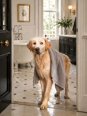 Hübscher Golden Retriever Rüde