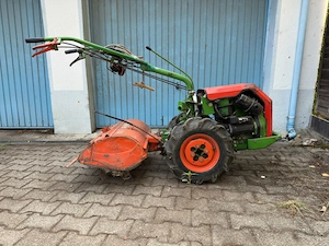 Agria 3400 Diesel Bodenfräse, Lombardini-Motor, Ersatzmesser